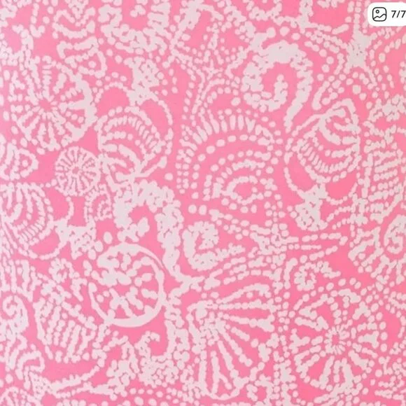 Lilly Pulitzer Pink Paisley One-Piece Swimsuit - Picture 6 of 8